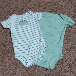 Carter's Dinosaur Onesie Set